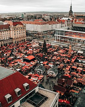 Foto vom Dresdner Strietzelmarkt