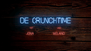 Das Titelbild zum Podcast "Die Crunchtime". Ein dunkler, hölzerner Hintergrund. In blauen Neonlettern steht der Text "DIE CRUNCHTIME" im Bild. Kleiner und darunter steht in roten Neonlettern "MIT JONA UND WIELAND".