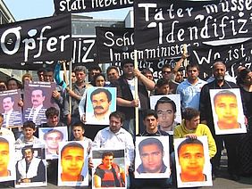 Foto der Trauerdemonstration "Kein 10. Opfer" 2006 in Kassel