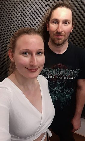Podcastbild Anika und Gast Arne