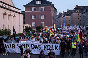 Über die Jahnstraße verlässt Pro Chemnitz das Lutherviertel