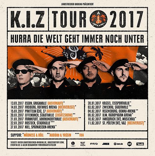 Radio UNiCC Ticketverlosung K.I.Z (3.2.2017 Zwickau)
