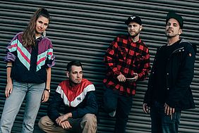 Pressefoto der Band Neonschwarz von 2018