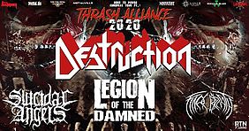 Konzertplakat der Thrash Alliance Tour 2020