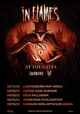 Konzertplakat In Flames Tour 2022