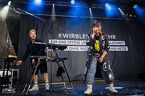 Grossstadtgeflüster auf der #wirbleibenmehr Bühne