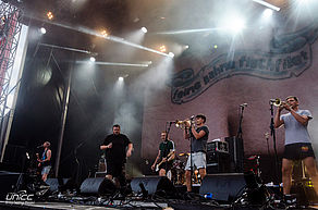 Feine Sahne Fischfilet beim Kosmonaut Festival 2018